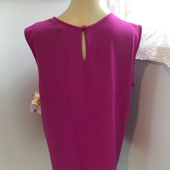 Kasper keyhole sleeveless top. NWT. - Picture 3 of 11